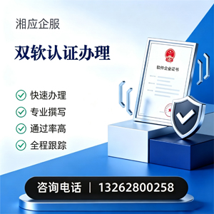 湖北双软认证申报服务