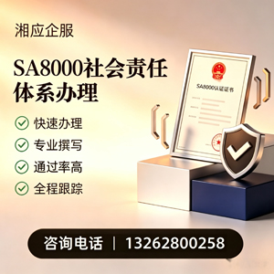 湖北SA8000社会责任体系认证服务